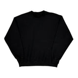 Blank Unbranded Sweatshirt - Large Black Cotton