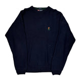 Chaps Ralph Lauren Sweater - Large Navy Cotton