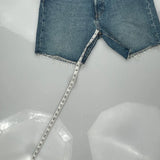 Levis Denim Shorts - 34W 9L Blue Denim
