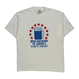 Beer Drinkers Of America Superior Graphic T-Shirt - XL White Cotton