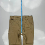 Carhartt Carpenter Trousers - 35W 32L Khaki Cotton