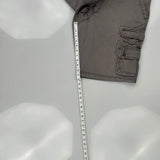 Lee Cargo Shorts - 38W 11L Grey Cotton