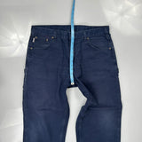 Carhartt Carpenter Pants - 36W 29L Blue Cotton
