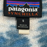 Synchilla Patagonia Tie-Dye Snap-T Fleece - Small Cream Polyester
