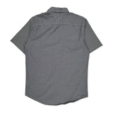 Tommy Hilfiger Checked Short Sleeve Shirt - Medium Black & White Cotton