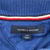 Tommy Hilfiger 1/4 Zip - Large Blue Cotton