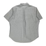 Ralph Lauren Striped Short Sleeve Shirt - XL Blue Cotton