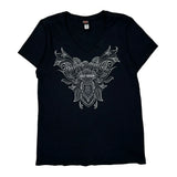 Harley Davidson Graphic T-Shirt - Large Black Cotton