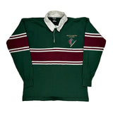 South Oakleigh College Psw Striped Rugby Shirt - Small White Cotton