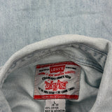 Levis Denim Shirt - Large Light Wash Cotton