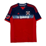 Age 15-16 Chicago Fire Adidas Football Shirt - XL Red Polyester