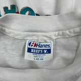 Space Shuttle Discovery Hanes Graphic T-Shirt - Large White Cotton