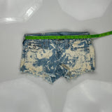 True Religion Denim Shorts - 30W UK 6 Acid Wash Denim
