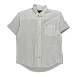Tommy Hilfiger Short Sleeve Shirt - XL White Cotton