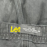 Lee Cargo Shorts - 32W 10L Black Cotton