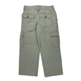 Levis Cargo Trousers - 32W 27L Grey Cotton