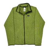 Patagonia Fleece Jacket - XL Green Polyester