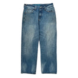 Coogi Wide Leg Graphic Jeans - 33W 31L Blue Denim