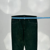 Unbranded Cord Trousers - 36W 31L Green Corduroy