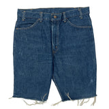Levis Denim Shorts - 34W 10L Blue Denim