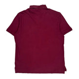 Polo By Ralph Lauren Polo Shirt - Large Burgundy Cotton