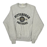 Reverse Weave Champion College Sweatshirt - Small Grey Cotton