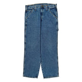 Unbranded Cargo Carpenter Jeans - 36W 30L Blue Cotton