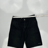 Oakley Denim Shorts - 31W 11L Black Cotton