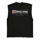 Oakland Harley Davidson Graphic Tank Top - Small Black Cotton