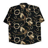 North River Short Sleeve Shirt - 2XL Black Cotton