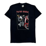 Pee-Wee Herman Grand Illusion Single Stitch T-Shirt - Large Black Cotton