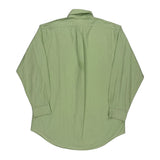 Ralph Lauren Striped Shirt - Large Green Cotton