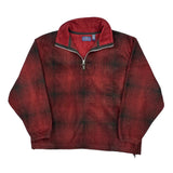 Gant Checked 1/4 Zip - 2XL Black Polyester