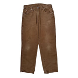 Carhartt Carpenter Pants - 32W 30L Brown Cotton