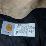 Carhartt J06 Wet Jacket - Large Beige Cotton