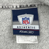 Dallas Cowboys Reebok Football Hoodie - Small Gray Cotton Blend