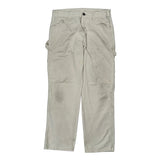 Dickies Carpenter Trousers - 33W 32L White Cotton