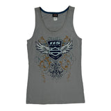 Harley Davidson Graphic Tank Top - Medium Gray Cotton