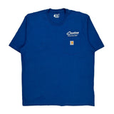 Safety Rules Carhartt Graphic T-Shirt - Large Blue Cotton