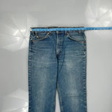 517 Orange Tab Levis Jeans - 32W 30L Blue Denim