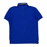 Tommy Hilfiger Slim Fit Polo Shirt - Large Blue Cotton