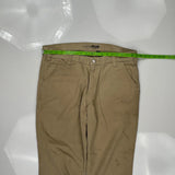 Carhartt Trousers - 38W 32L Khaki Cotton