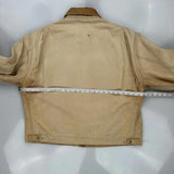 1989 Made In USA Carhartt Jacket - Large Beige Cotton