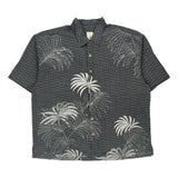 Jamaica Jaxx Floral Hawaiian Shirt - 2XL Grey Silk