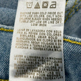 Lee Double Knee Carpenter Shorts - 32W 11L Light Wash Cotton