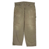 Wrangler Carpenter Trousers - 34W 27L Beige Cotton