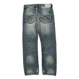 Buffalo Contrast Stitch Jeans - 34W 32L Light Wash Cotton