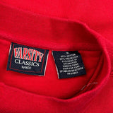 Ohio State University Varsity Classics College Sweatshirt - Small Red Cotton Blend