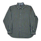 Tommy Hilfiger Checked Shirt - Large Blue Cotton