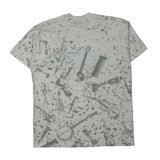 The Grand Palace Fruit Of The Loom Single Stitch T-Shirt - Large White Cotton Blend